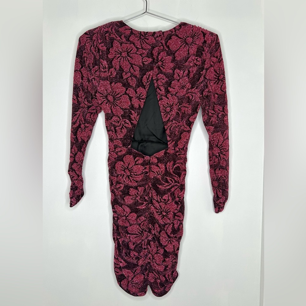 For Love & Lemons Shailee Mini Dress – Mulberry – XXS - Picture 7 of 9